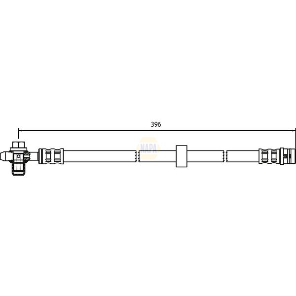 NAPA NBH1082 Brake Hose