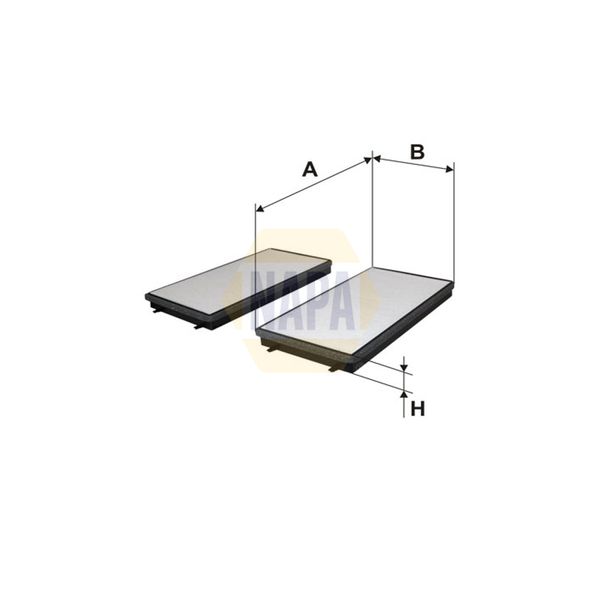NAPA NFC4300 Pollen / Cabin Filter