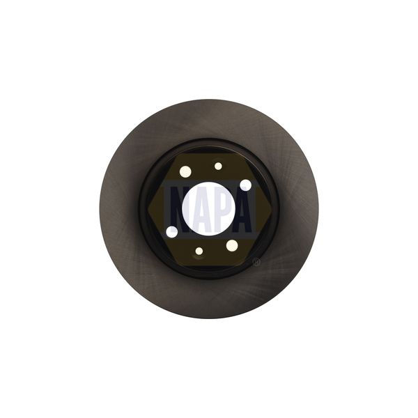 NAPA NBD5166 2x Brake Discs Pair Solid