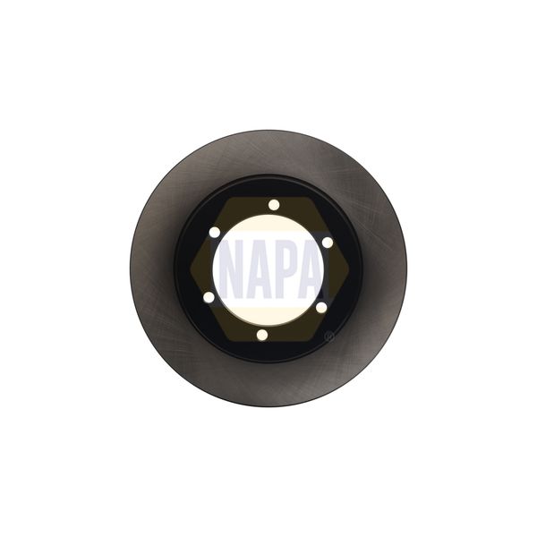 NAPA NBD5313 2x Brake Discs Pair Solid