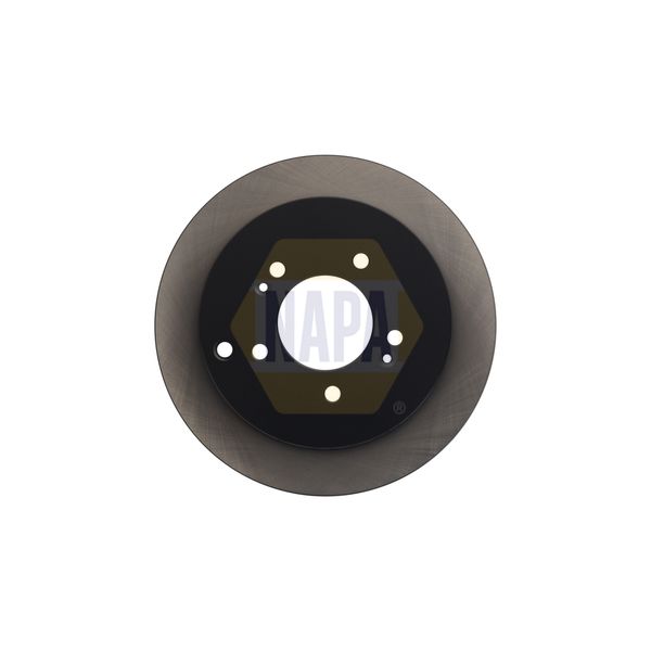 NAPA NBD5389 2x Brake Discs Pair Solid