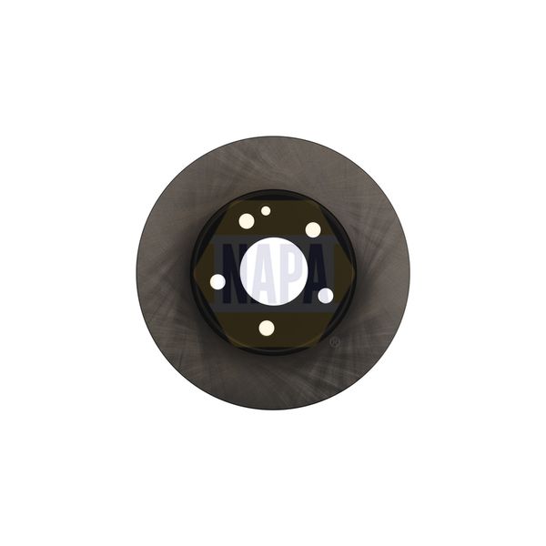 NAPA NBD5433 2x Brake Discs Pair Solid