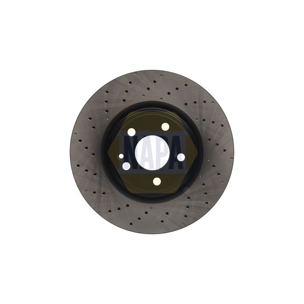 NAPA NBD5488 2x Brake Discs Pair Vented