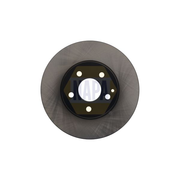 NAPA NBD5539 2x Brake Discs Pair Vented