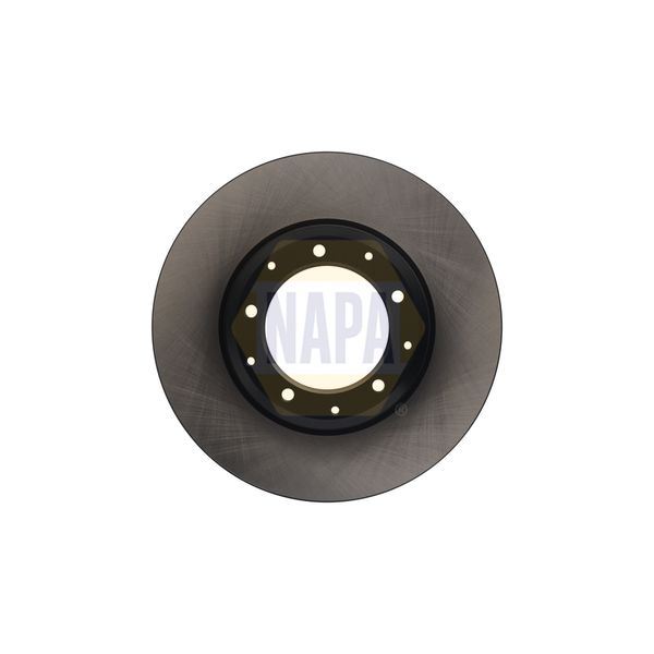 NAPA NBD5613 2x Brake Discs Pair Solid