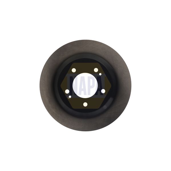 NAPA NBD5659 2x Brake Discs Pair Solid