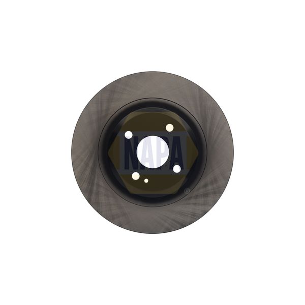 NAPA NBD5855 2x Brake Discs Pair Solid