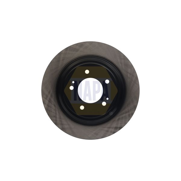 NAPA NBD5893 2x Brake Discs Pair Solid