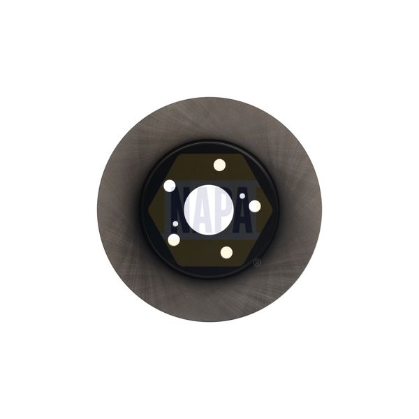 NAPA NBD5898 2x Brake Discs Pair Vented