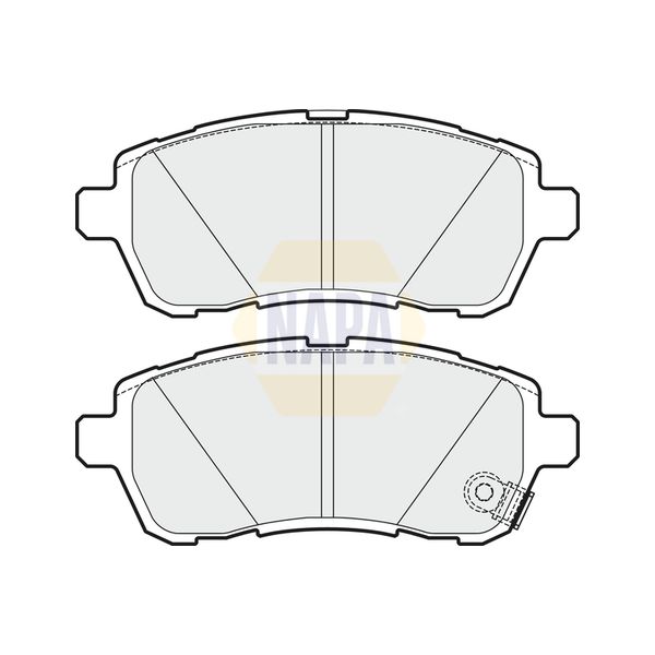 NAPA NBP1013 Brake Pads Set