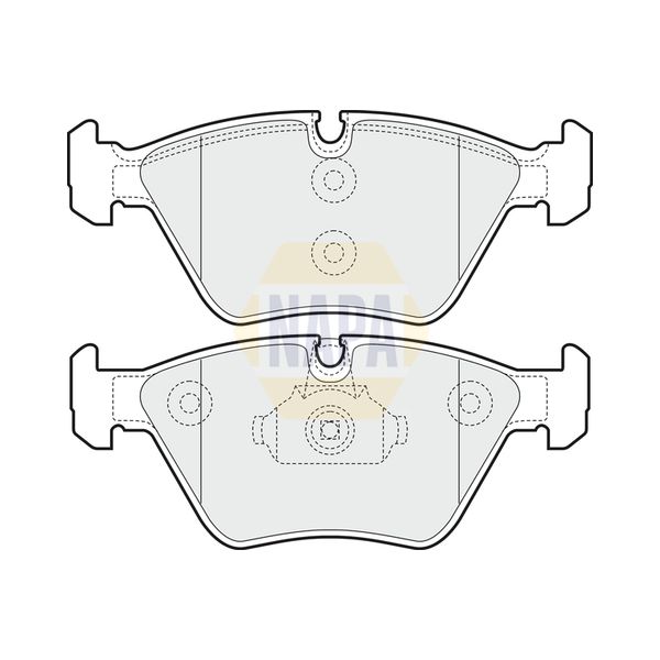 NAPA NBP1018 Brake Pads Set