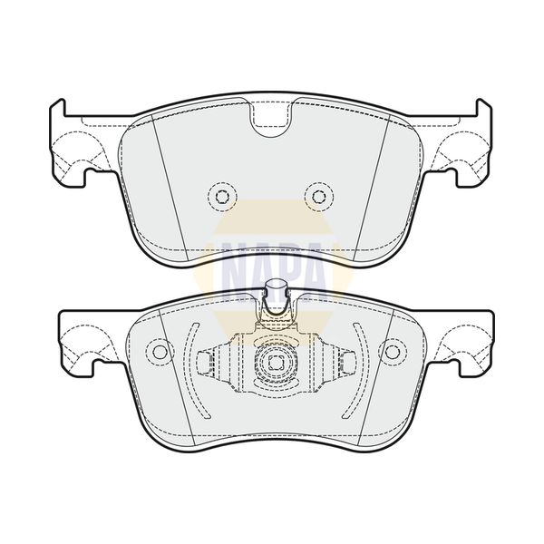NAPA NBP1025 Brake Pads Set