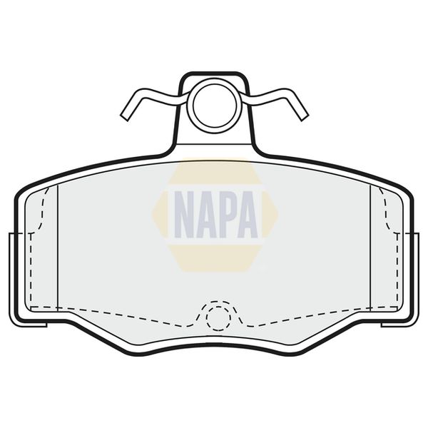 NAPA NBP1027 Brake Pads Set