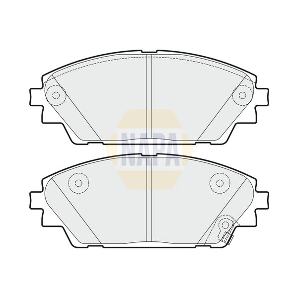 NAPA NBP1033 Brake Pads Set