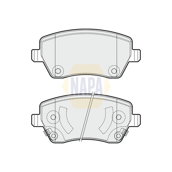 NAPA NBP1037 Brake Pads Set