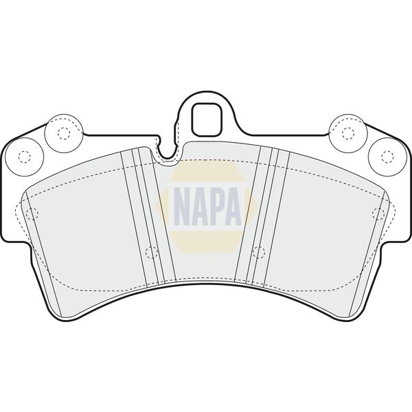 NAPA NBP1041 Brake Pads Set