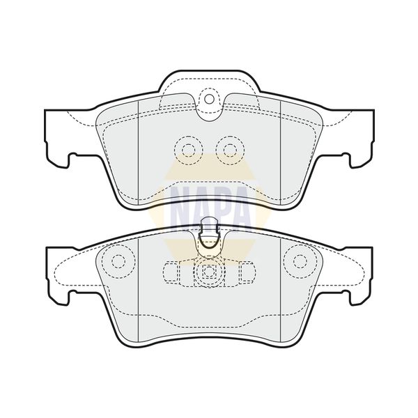 NAPA NBP1046 Brake Pads Set