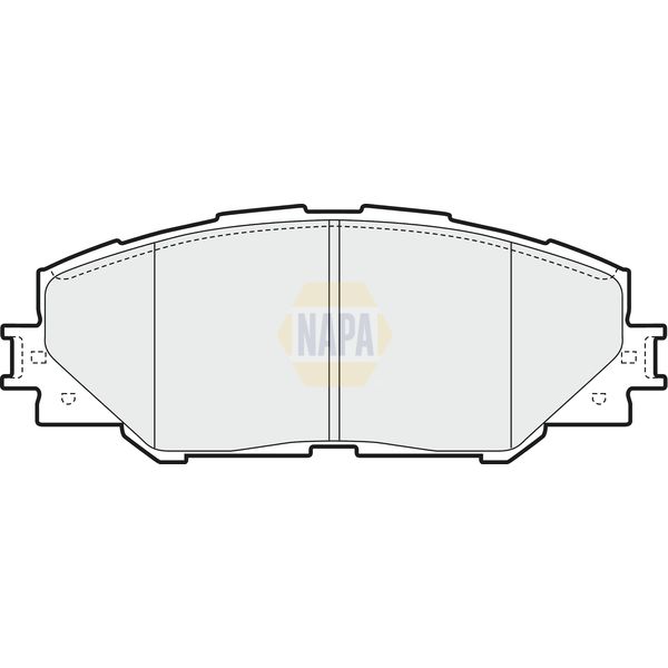 NAPA NBP1048 Brake Pads Set