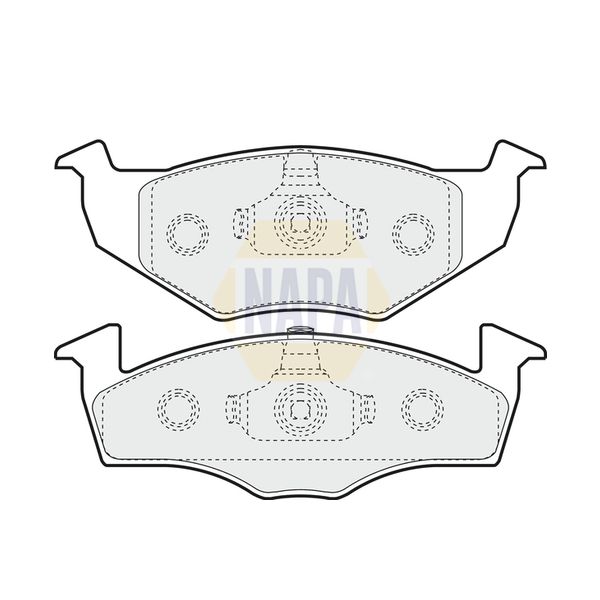 NAPA NBP1050 Brake Pads Set