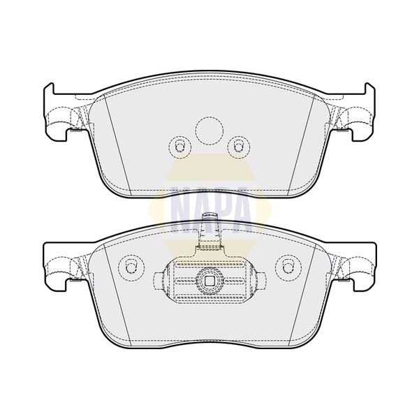 NAPA NBP1052 Brake Pads Set