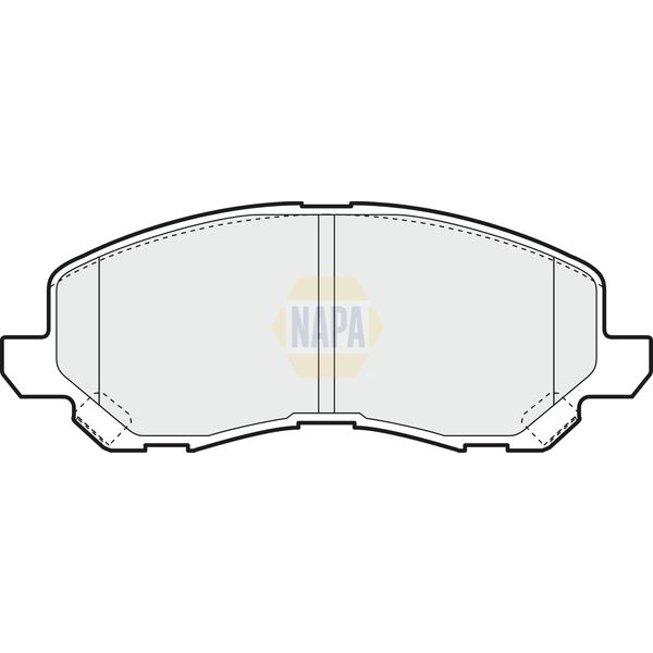 NAPA NBP1053 Brake Pads Set