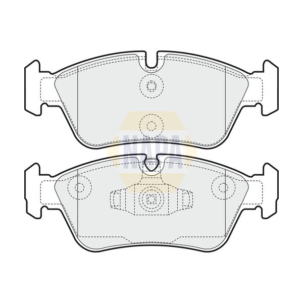 NAPA NBP1055 Brake Pads Set