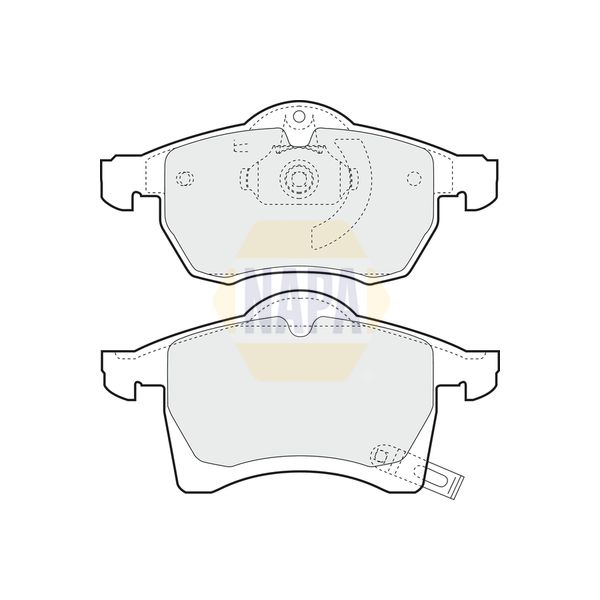 NAPA NBP1059 Brake Pads Set