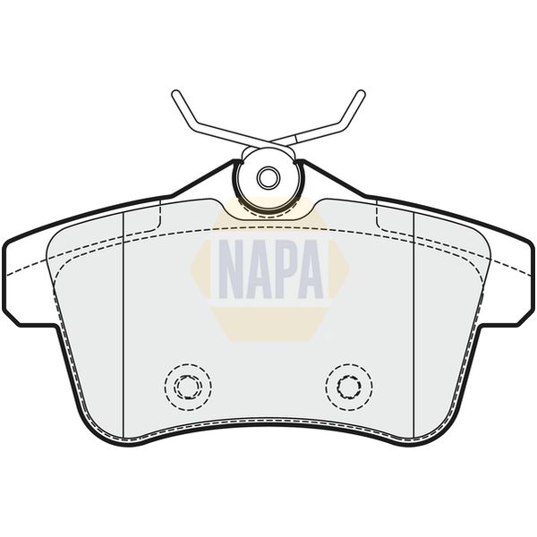 NAPA NBP1065 Brake Pads Set