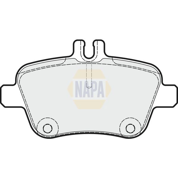 NAPA NBP1073 Brake Pads Set
