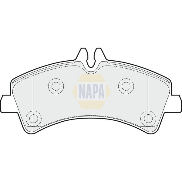 NAPA NBP1077 Brake Pads Set