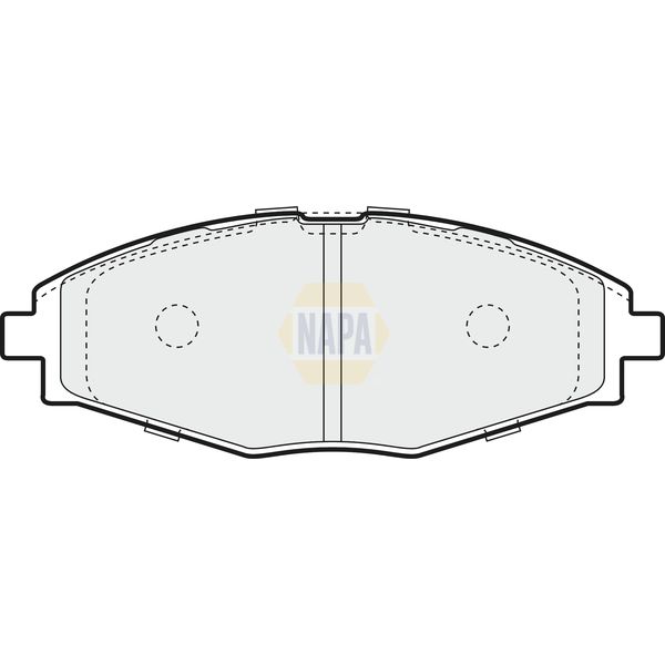 NAPA NBP1079 Brake Pads Set
