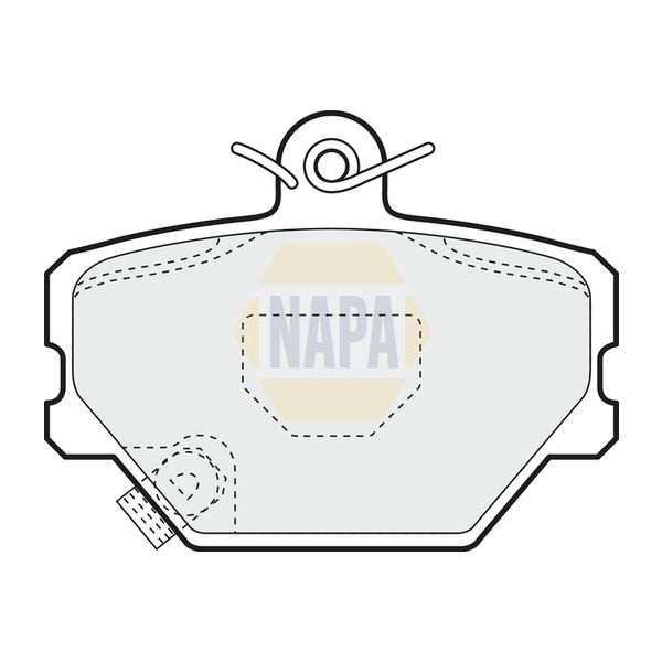 NAPA NBP1083 Brake Pads Set