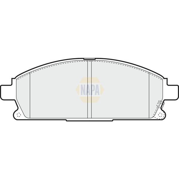 NAPA NBP1087 Brake Pads Set