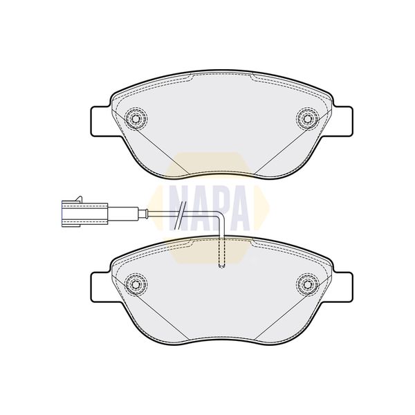 NAPA NBP1099 Brake Pads Set
