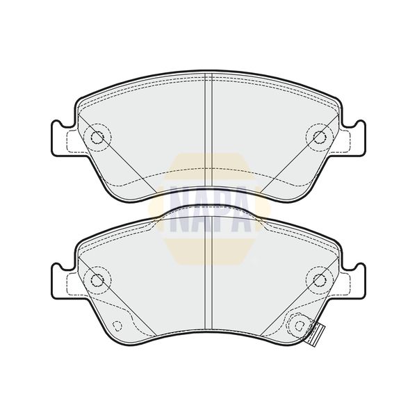 NAPA NBP1105 Brake Pads Set