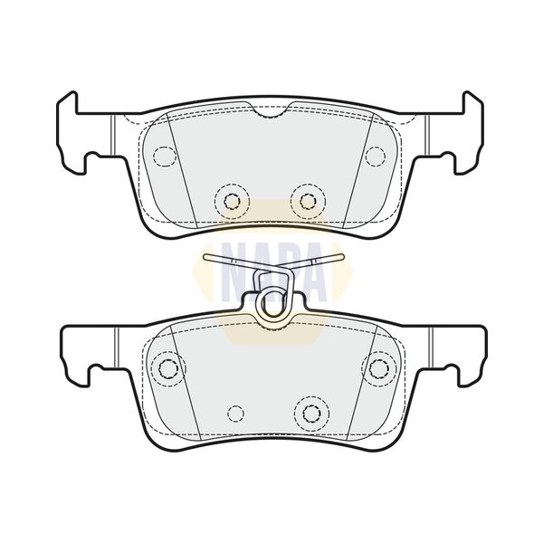 NAPA NBP1109 Brake Pads Set