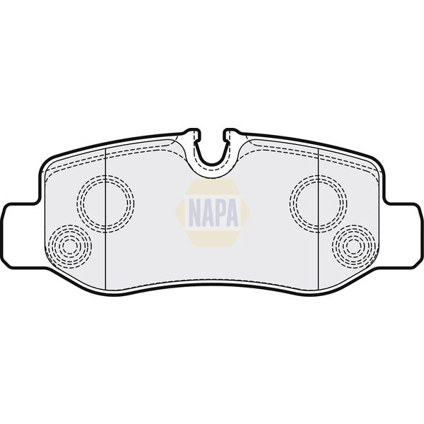 NAPA NBP1110 Brake Pads Set