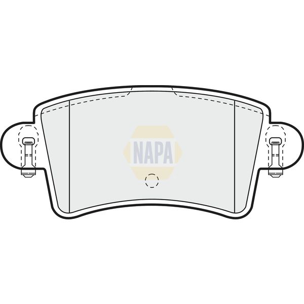 NAPA NBP1123 Brake Pads Set