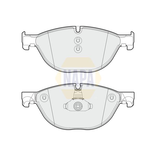 NAPA NBP1124 Brake Pads Set