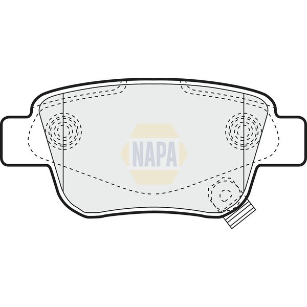 NAPA NBP1126 Brake Pads Set