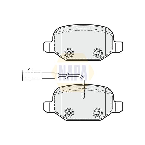 NAPA NBP1133 Brake Pads Set