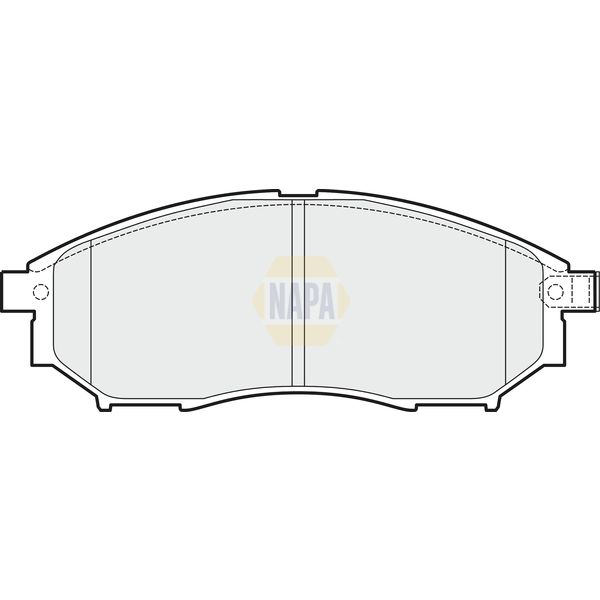 NAPA NBP1136 Brake Pads Set