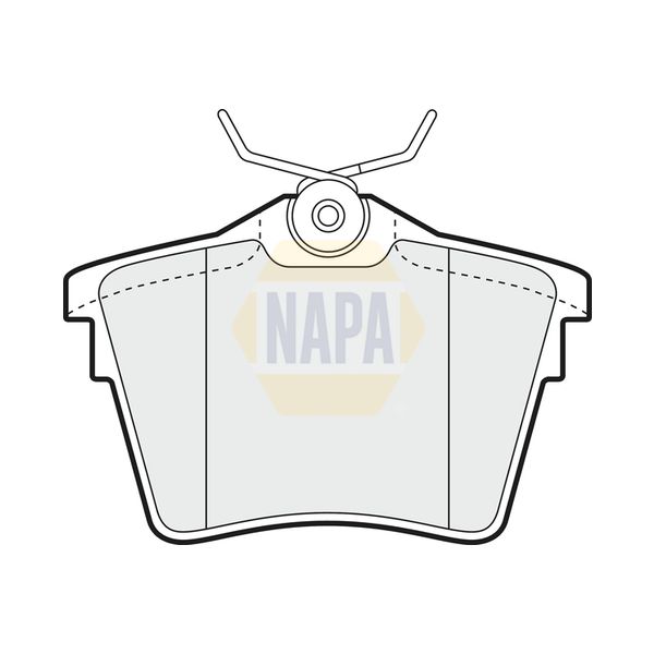NAPA NBP1144 Brake Pads Set
