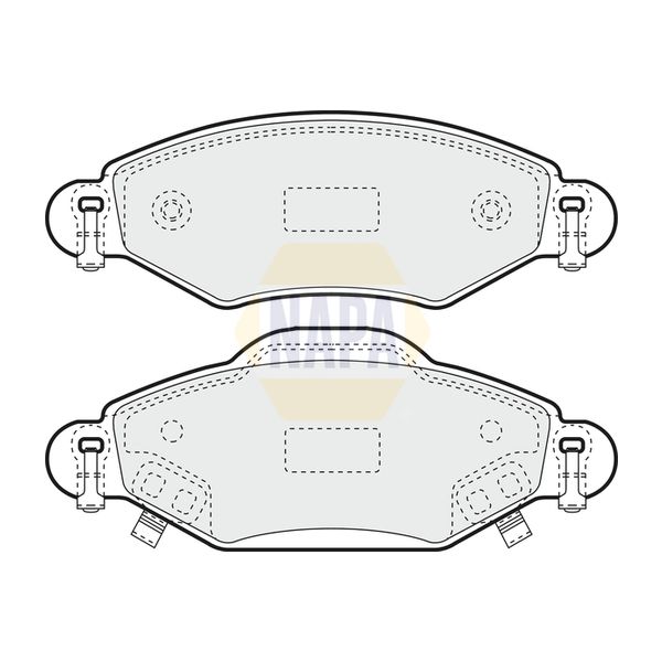 NAPA NBP1159 Brake Pads Set