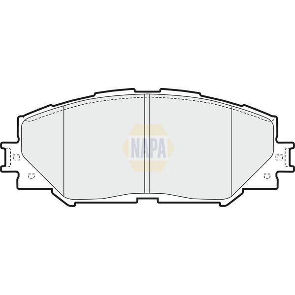 NAPA NBP1166 Brake Pads Set