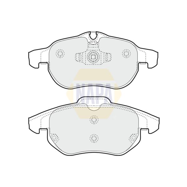 NAPA NBP1175 Brake Pads Set