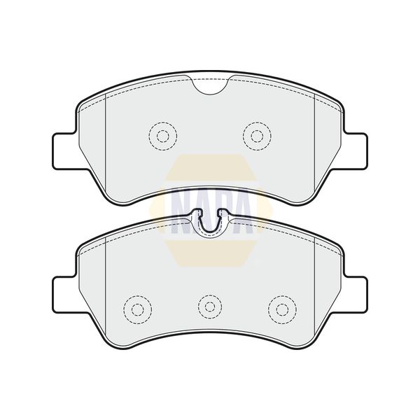 NAPA NBP1182 Brake Pads Set