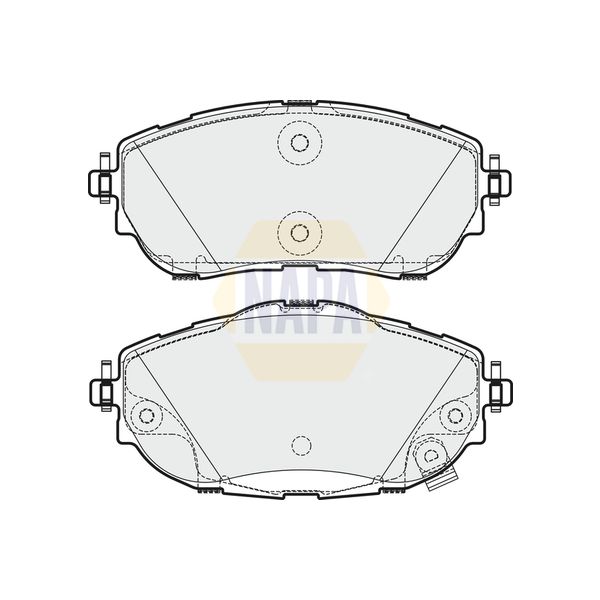 NAPA NBP1183 Brake Pads Set
