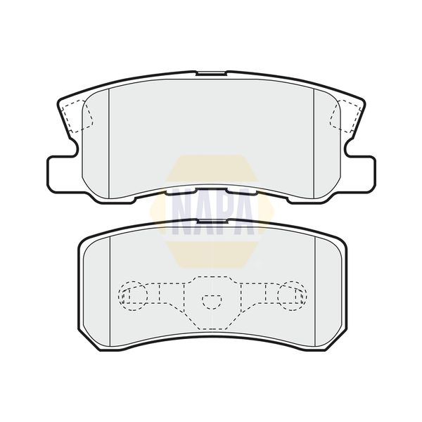 NAPA NBP1191 Brake Pads Set