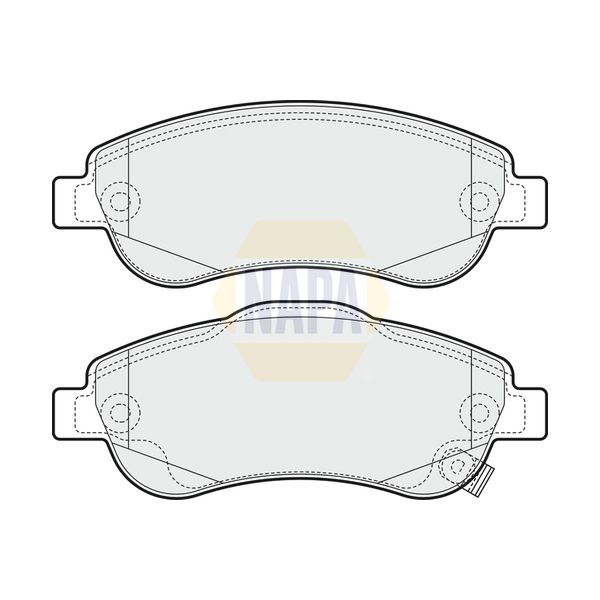 NAPA NBP1194 Brake Pads Set